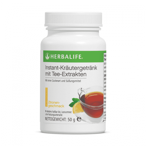 Instant-Kräutergetränk mit Tee-Extrakten - Zitrone