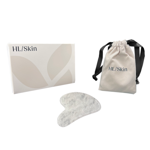 HL/Skin Gua Sha Tool aus weißer Jade 1 Paket